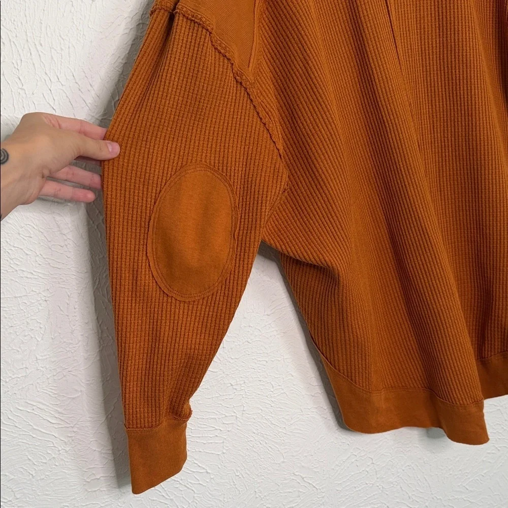 We The Free Free People Thermal Knit Shirt In Autumn Wildflower size small - Picture 8 of 14